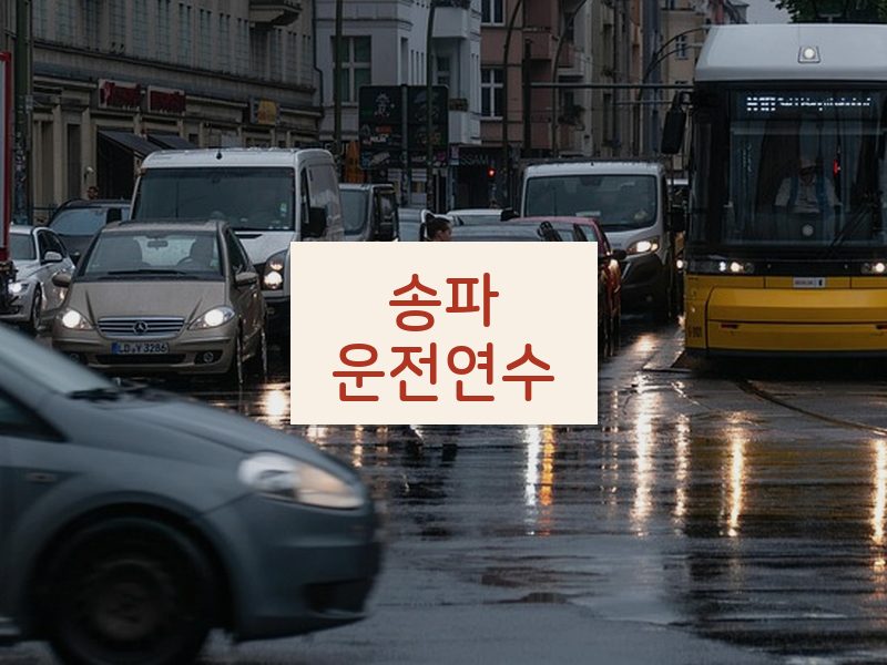 송파운전연수 후기