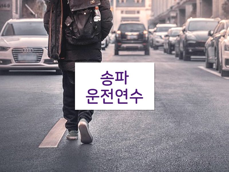 송파운전연수 후기