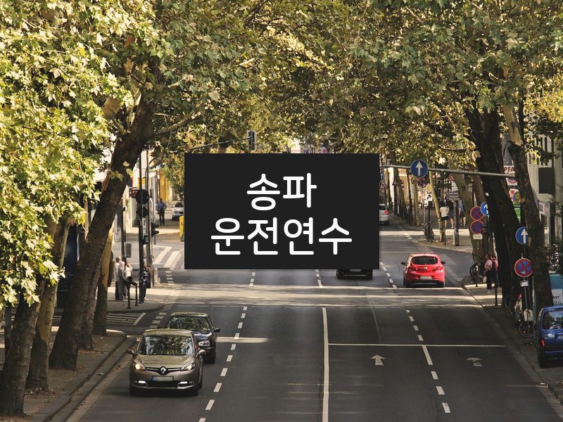 송파운전연수 후기