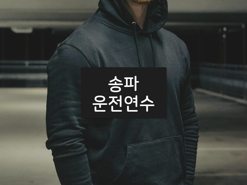 송파운전연수 후기