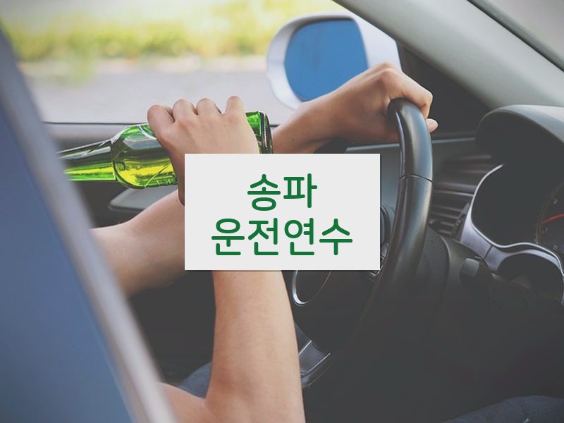 송파운전연수 후기