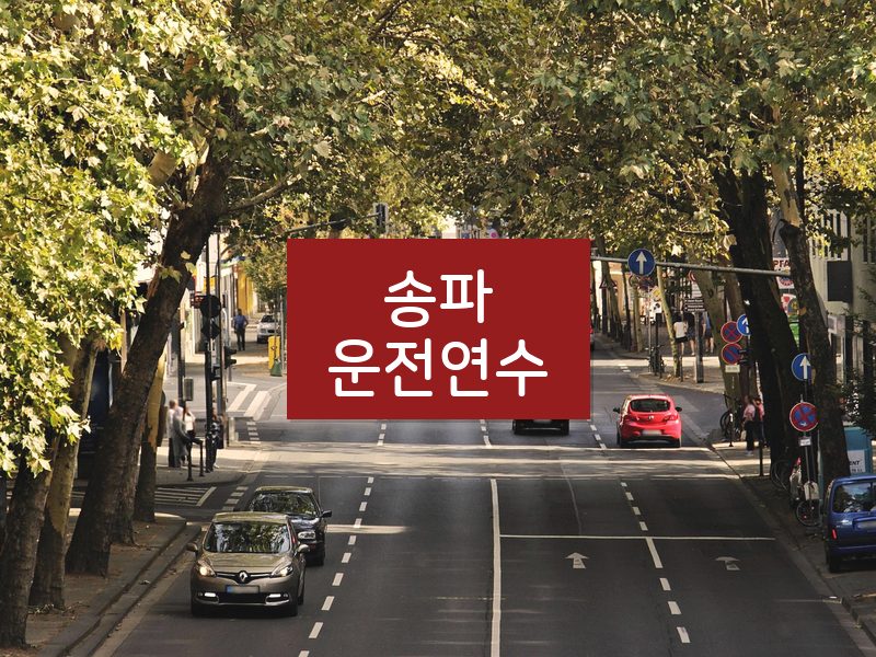 송파운전연수 후기
