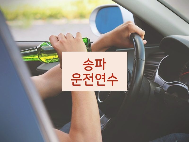 송파운전연수 후기