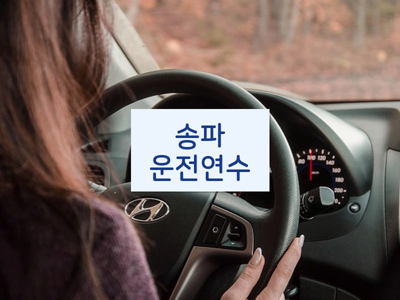 송파운전연수 후기