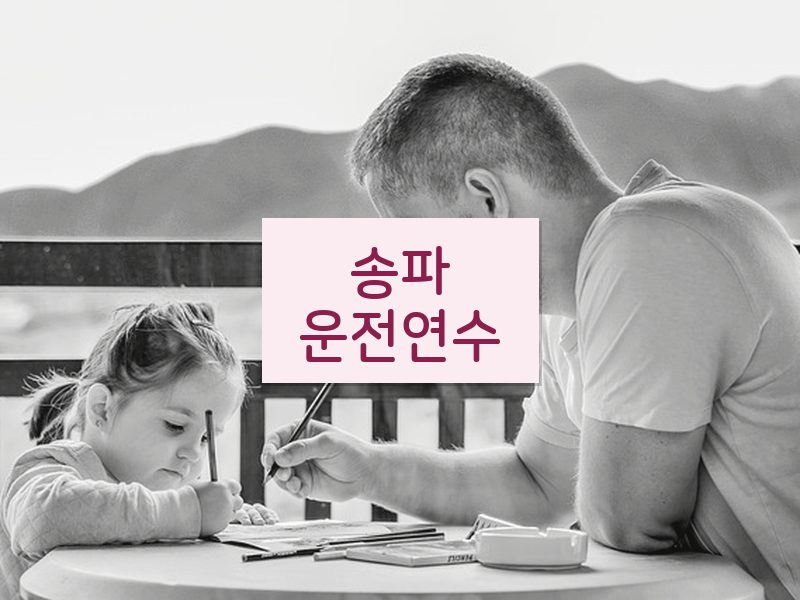 송파운전연수 후기
