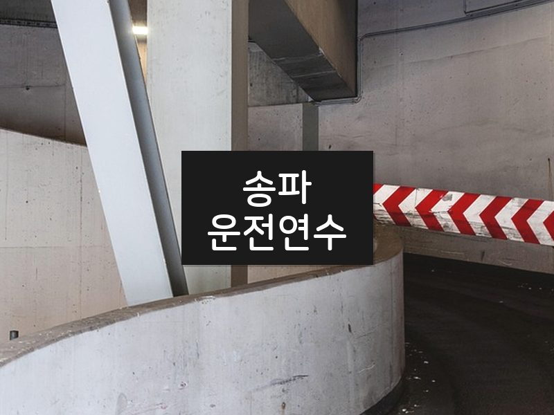 송파운전연수 후기