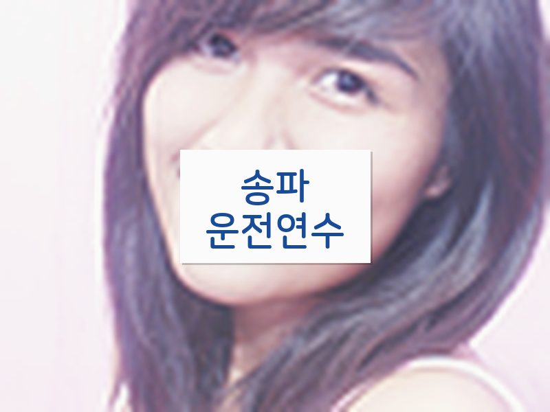 송파운전연수 후기
