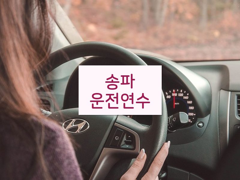 송파운전연수 후기