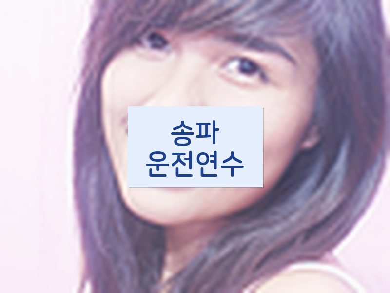송파운전연수 후기