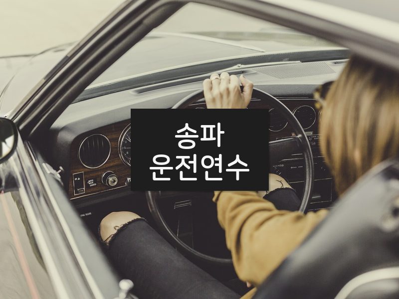송파운전연수 후기